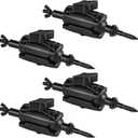 Adjustable Trail Camera Tree Mount: Game & Hunting Camera Outdoor Mounting Bracket Holder with Double 360 Swivel Tilt Ball Joints, 4 Pack