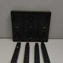 Tools-for-School Height & Width Adjustable Locker Shelf - Strong ABS Plastic - Width Adjusts from 8"-12.5" & Height Adjusts from 10"-14" - Patented Design - BEWARE OF CHEAP IMITATIONS - 2 Pack (Black)