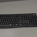 Logitech MK295 Wireless Mouse & Keyboard Combo with SilentTouch Technology, Full Numpad, Advanced Optical Tracking, Lag-Free Wireless, 90% Less Noise - Graphite