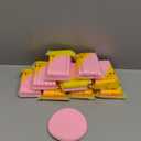 Patelai 120 Pieces Compressed Facial Sponge for Estheticians Face Makeup Removal Cleansing Sponge Pad Exfoliating Spa Wash Round Facial Cleansing Pads Supplies(Pink)