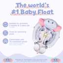 Mambobaby Float Deluxe Baby Pool Float: Safe & Comfortable Swim Trainer for Infants &Toddlers, of Baby Carriers, Fun Water Experience for Ages 3-24 Month