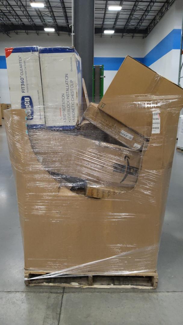 Pallet of salvage items