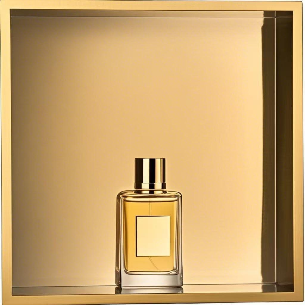 Shower Niche Gold Brushed 12"×12": Stainless Steel Shelf Organizer Waterproof Recessed Niche for Shower Wall - Square Corners Wall-Inserted Storage for Shower Bathroom