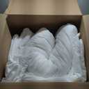 Bedsure Duvet Cover California King Size - Soft Double Brushed Bedding Set for Kids & Adults, Zipper Closure, 3 Pieces, Includes 1 Duvet Cover (104"x98") & 2 Pillow Shams, NO Comforter, White