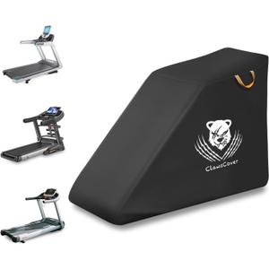 ClawsCover Treadmill Cover Waterproof Dustproof Running Machine Cover Exercise Workout Equipment Protective with Windproof Drawstring and Air Vents for Home Gym Indoor Outdoor