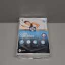 2 Pack Twin Size Premium Waterproof Mattress Protector, Soft Breathable Mattress Pad, Noiseless Waterproof Bed Cover - Stretch to 21" Fitted Deep Pocket Mattress Protection (Basic White - 2pack)