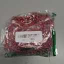 SHAOQINLIN 12 PCS Red Mardi Gras Beads, Red Beads Necklaces Christmas Necklace, 33" Metallic Party Bead Necklace for Valentines Christmas Parade Throws Wedding Birthday Party Favors