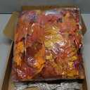 joyhalo 4 Pack Fall Leaves Garland Decorations for Home, Autumn Leaf Garland Maple Leaf Vine Outdoor Fall Decor for Porch Mantle Fireplace Stair Railing Office Front Door, Orange