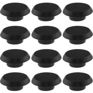 50PCS Socket Head Screw Cover Cap Hexagon Head Screw Cap Furniture Allen Screws Caps Plastic Protector for Mechanical Equipment Automotive Black M8