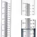 BIUWING 7 inch Rain Gauge Replacement Tube Glass for Yard Garden and Outdoor Home, with Tube Brush, Best Rated,2 Packs
