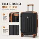 KUNEL Luggage Sets 5 Piece, Lightweight Durable Hardshell, 20/24/28 Inch