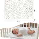 RSN Trifold Pack and Play Mattress 38'' x 26'' x 3'', Soft Baby Memory Foam Pack N Play for Toddlers, Portable Mini Travel Crib Playpen Mattress with Waterproof Washable Cover and Carry Bag