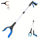 Grabber Reacher Tool - 32” Extra Long Foldable Gripper and Reaching Tool - Heavy Duty Pick Up Stick Grabbers for Seniors, Trash, Surgery Recovery Must Haves Gifts (Blue)