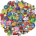 3 x 100PCS/Lot Shoe Charms Random Packed for Clog Shoes Party Gifts