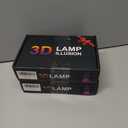 2 x 3D Night Light Gifts: Singer Stuff, Teen Girls Women Fans Room Party Decor, Table Lamp with Remote Control 16 Color Changing (Blue)