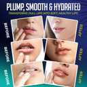 LipLocked 30-Pack Collagen Lip Mask Nourishing Lip Masks with Aloe Vera, CoQ10, Vitamin B5, B7 & E Anti-Wrinkle & Anti-Aging Treatment for Soft, Smooth Lips While You Sleep