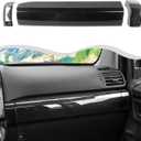 Voodonala for 4Runner 2010-2023 Center Console Co-Pilot Passenger Decoration Trim fit Toyota 4Runner SUV 2010-2023(Carbon Fiber Black,3Pcs/Set,ABS)