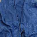 Pilotfish Surf Poncho Changing Robe Towel - Hooded, Zippered Towel Poncho for Beach, Surfing, Swimming | 2 Front Pockets, Machine Washable, (Blue Waves, M)