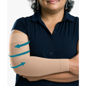 KEMFORD Compression Lymphedema Arm Sleeves for Women - Medical Arm Brace for Swelling, Edema, Circulation