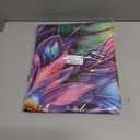 Mardi Gras Backdrop Banner Carnival Masquerade Photography Backgrounds Mask Colorful Backdrop Party Decoration Banner Studio Props Seasonal Decor Home and Party Banner 71x43 Inch (Feathered Mask#003)