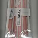 Candlesticks Long Taper Candle,Rose Scented 10 Inches Light Pink Candle Sticks Smokeless Tapered Candles for Home Dcor Holiday Gifts