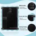 3 Pack 4 x 6inch Blue Picture Frame with Mat for 3.5 x 5inch Wavy Edge Wooden Real Glass Photo Frame Decorative Fun Cute Picture Frames for Tabletop and Wall Hanging Home Decor Gift