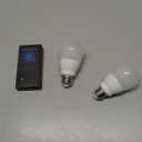 Smart Led Light-Bulb Dimmable with Remote-Control E26 9W Light Bulbs Adjustable Color Temperature (Warm/Cool) and Brightness, 2 Pack (2 Bulbs + 1 Remote)