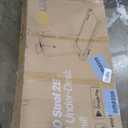 UREVO Strol 2E Smart 2-in-1 Folding Treadmill, Compact Walking Pad with Safety Handle, Plug and Play, Standing Desk Treadmill with Dual LED Display, Smart APP, Walking or Running for Home Office (Yellow)