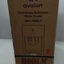 Avalon B8BLK Countertop Touchless Bottleless Water Cooler-2 Stage Water Filters and Installation Kit Included, NSF Certified, UL Approved, Black