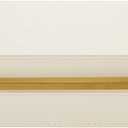 Generic Pearl White Small Decorative Box with Gold handle, PU Leather exquisite Box for Keepsake Memory Box, Storage Box with Lid for Modern Home, Jewelry Organizer(Pearl White-Gold, 1pack)