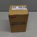 ALOUFEA 20 oz Insulated Coffee Mug Tumbler with Handle, Stainless Steel Travel Mug Tumbler with Lid and Straw,Double Wall Vacuum Leak Proof Ice Coffee Thermal Cup, Black