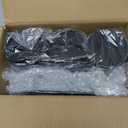 DysanVica Utensil Caddy Silverware Holder - 4 Compartment Metal Mesh Cutlery Fork Spoon Napkin Plate Organizer Flatware Storage Basket Party Kitchen Countertop Buffet Picnic Camping Outdoor BBQ Black