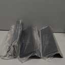 Therwen 4 Pack Magnetic Pegboard Shelves Wall Organizer Metal Pegboard Shelf Steel Tray Accessories Organizing Tools for Craft Home Kitchen(12 x 4.8 x 3.6 Inches,Black)