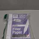 Kaisa3 Pack Notebook Paper College Ruled 3-Hole Punched Loose Leaf Paper 8x10.5 Lined Paper College Ruled Filler Paper for 3-Ring Binder Paper 150 Sheets/Pack (3 Pack-college)