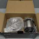 Electric Food Chopper, 5-Cup Food Processor by Homeleader, 1.2L Glass Bowl Grinder for Meat, Vegetables, Fruits and Nuts, Stainless Steel Motor Unit and 4 Sharp Blades, 300W