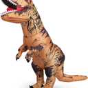 Adult Dinosaur Inflatable Costume (150cm-190cm) Funny Tyrannosaurus Rex Costume for Mardi Gras Halloween Party Christmas