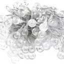 Led Garland String Lights Gypsophila Bubble Ball Lamp Holiday Lighting Battery USB Power Indoor For Christmas Wedding Decoration (10m 80led Warm White (Usb))