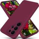 Varikke for Samsung Galaxy S26 Ultra Case, Liquid Silicone Upgrade [Camera Protection] [Anti-Scratch Microfiber Lining] Slim Soft Touch Gel Rubber Shockproof Phone Case 6.9", Burgundy