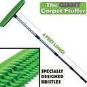 Giant Carpet Fluffer Large Carpet Rake for Reviving Matted Rugs & Pile Restoration, Removing Pet Hair, Fluffing Carpet Fibers