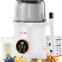 Saker Nut Milk Maker, Automatic Almond Milk Machine Maker with 12H Timer for Soy, Oat, Coconut, Plant Based Milks Homemade, Soybean Milk Maker with Auto Clean, Boil Water, Delay Start, Keep Warm Set Of 2