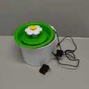 Catit Flower Fountain with Triple Action Filter, Cat Drinking Water Fountain, 3 L, Green (Standard)