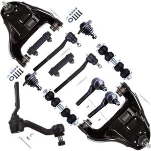 SCITOO 13pcs Suspension Kit 2 Front Upper Control Arm And Ball Joint 2 Lower Ball Joint 1 Idler Arm 2 Sway Bar 2 Inner 2 Outer Tie Rod End 2 Adjusting Sleeve fit for Chevy Blazer S10 for GMC for Isuzu