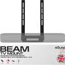 Sound Bass Beam TV Mount, Compatible with Generation 1 & 2 Sonos Beam Mounting Bracket for TV, Black, Full Hardware Kit Included, Beam Soundbar