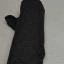 MADIZZ Set of 2 Linen Throw Pillow Covers 22x22 Inch Black Soft Decorative Cushion Cover for Sofa Bedroom Pillow Shell