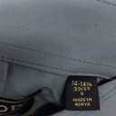 Izod Men's Dress Shirt Slim Fit Traveler Long Sleeve All Over Stretch Classic Collar (14"-14.5" Neck 32"-33" Sleeve, Cornflower Blue)