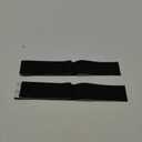 X AUTOHAUX 2pcs Bling Car Front Rear Door Edge Sill Protector Guard Bumper Faux Crystal DIY Sticker 60cm Length 7cm Width for SUV Car Black