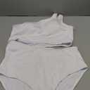 Yonique Cutout One Piece Swimsuit Women - One Shoulder Bathing Suit Ribbed Swimwear 2025 Monokini 2 XL