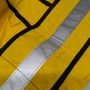 Reflective Waterproof Dog Raincoat - Lightweight Dog Rain Jacket with Hooded, Adjustable Pet Rain Coat Poncho Slicker for Dog Walking (Large, Yellow)