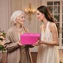 Swanfort 61th Birthday Gifts for Women, Vintage 1955 Glass, 61th Birthday Decorations for Women, Meaningful 61th Gifts, Funny 61 Year Old Birthday Gift, Turning 61 Present for Her.