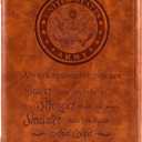 Inspirational Christian Gifts For Men,Bible Notebooks For Note Taking Refillable Journal,Leather Book Cover Joshua 1:9 Church Notes Journal,Religious Mothers Day Gifts (Joshua 1:9)